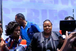 A screengrab image of Bishop Margaret Wanjiru.